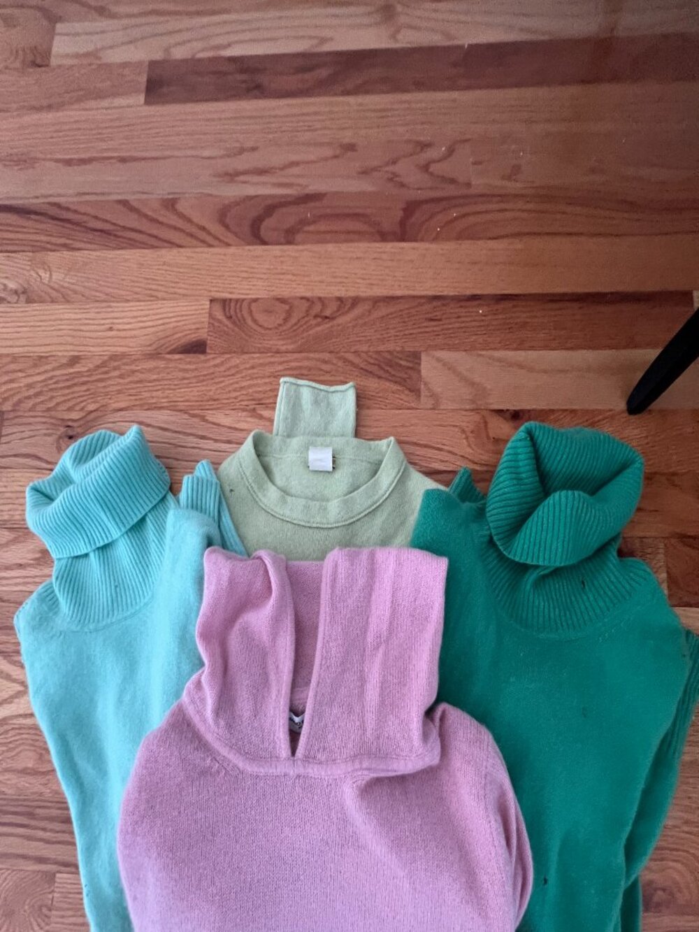 Cashmere Sweater Bundle — 4 Pieces — J.Crew & Armand Diradourian — XS/S/M